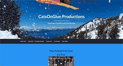 Desktop Screenshot of catsonglue.com